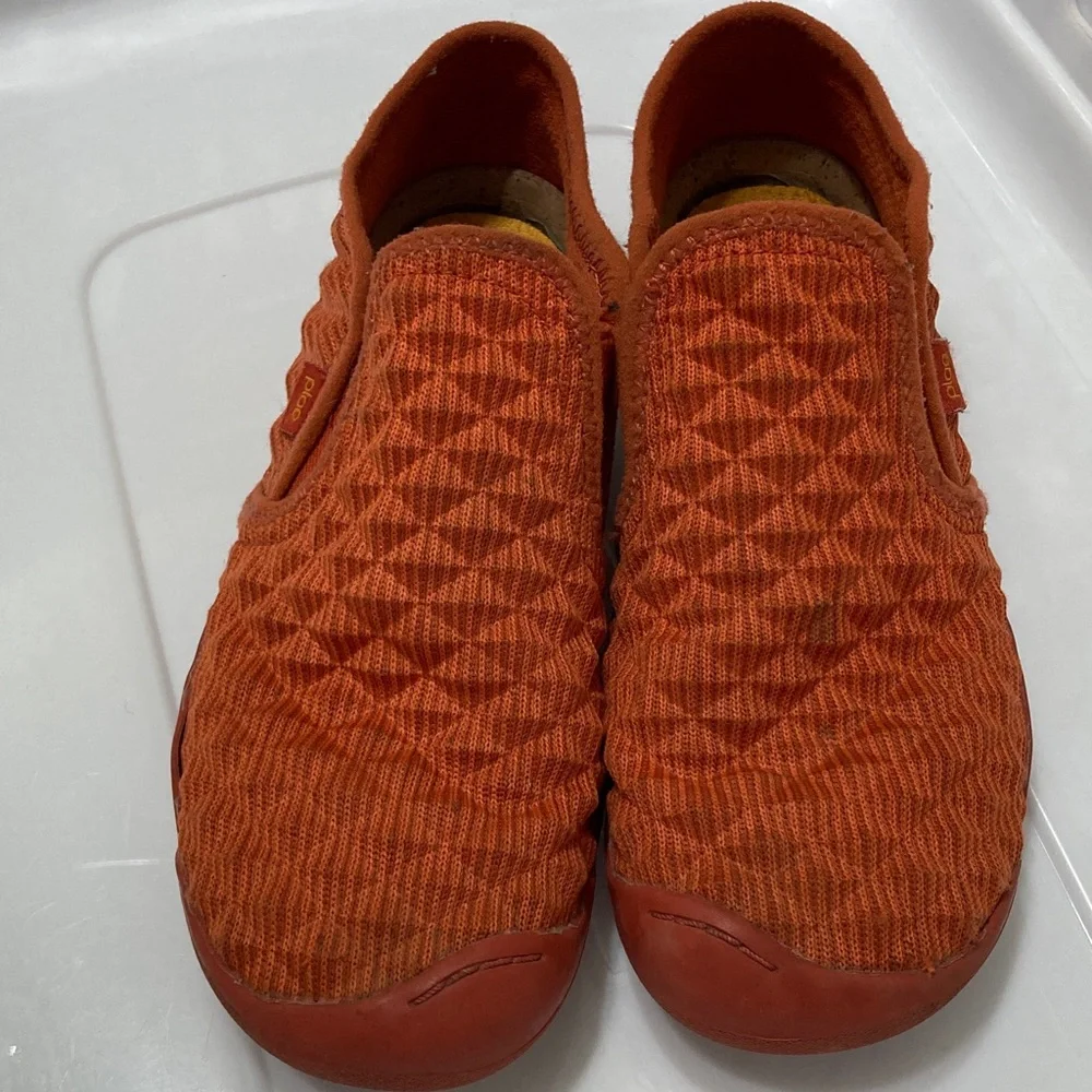 PLAE Kids Vibrant Orange Slip on shoes